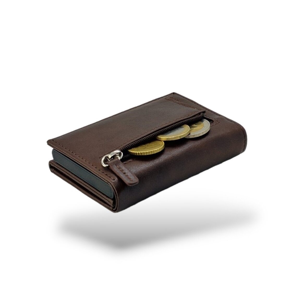 長財布 you a use Wonder wallet Choco brown Glam-Aholic Lifestyle Brown Vegan Leather Jumbo Wallet
